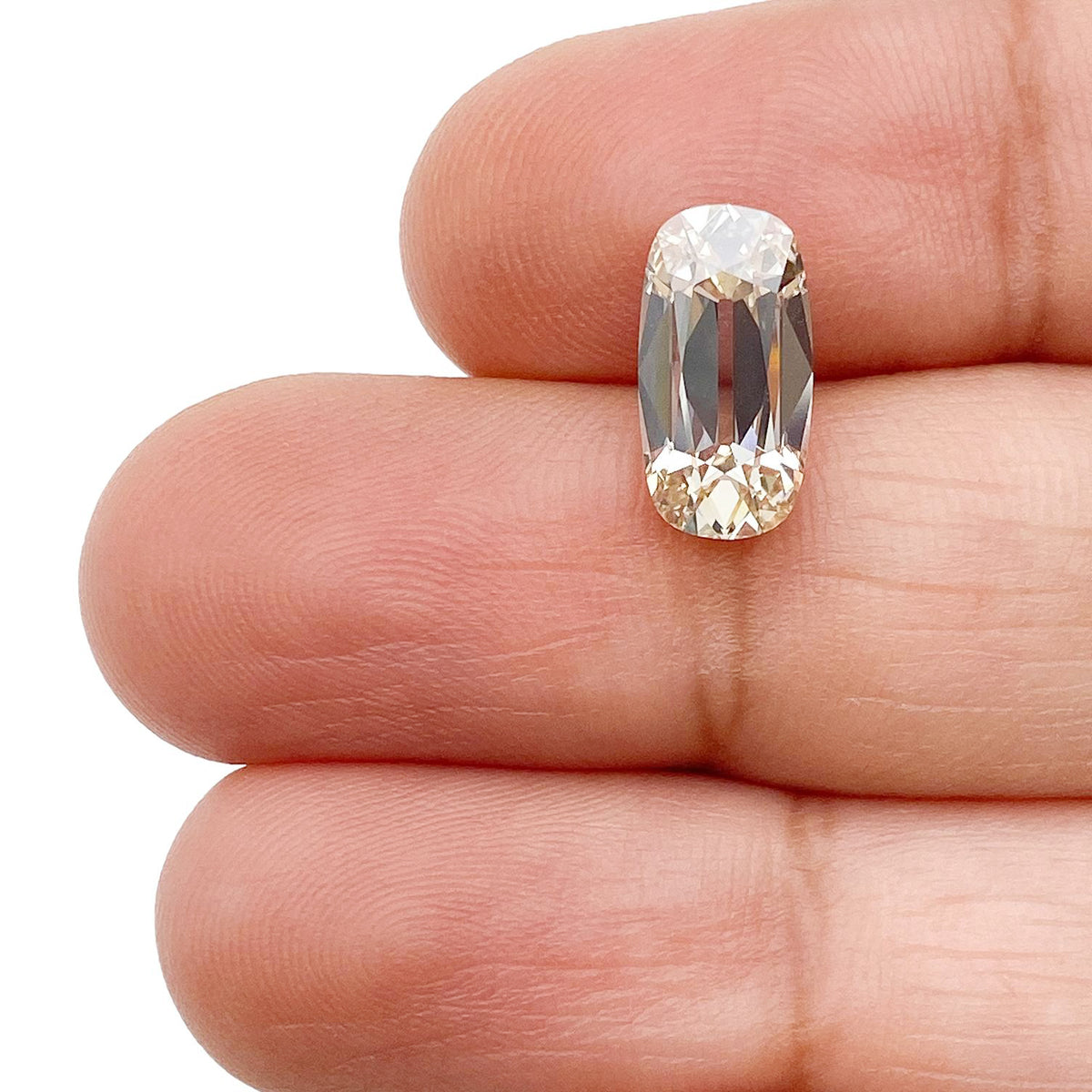 2.28ct | S-T/VVS2 Cushion Shape Old Mine Cut Diamond (GIA) - Modern Rustic Diamond