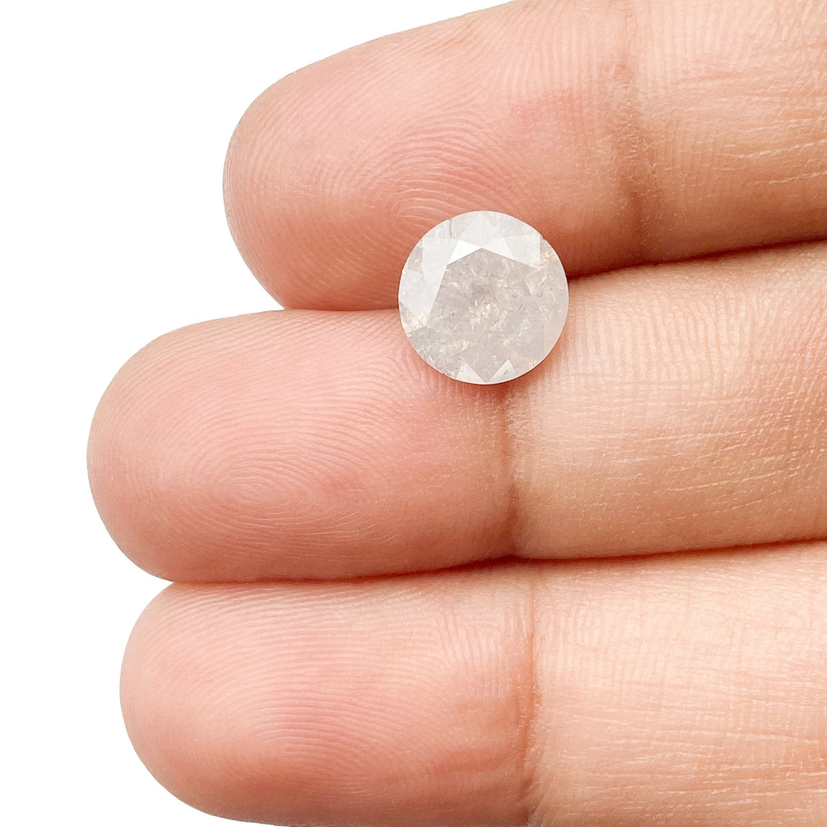 2.28ct | Rustic Round Shape Brilliant Cut Diamond - Modern Rustic Diamond