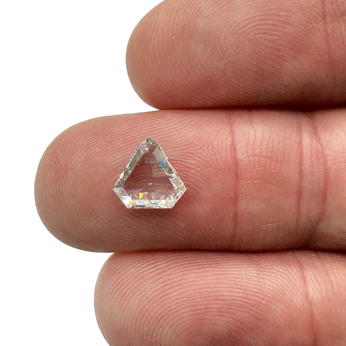1.16ct | E-F/SI Shield Shape Brilliant Cut Diamond - Modern Rustic Diamond