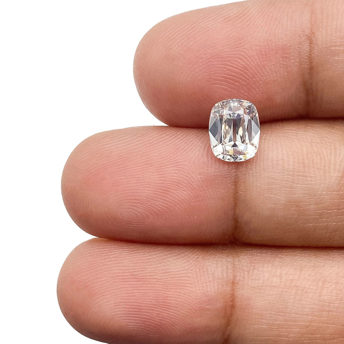 1.34ct | J/VVS2 Cushion Shape Old Mine Cut Diamond (GIA) - Modern Rustic Diamond