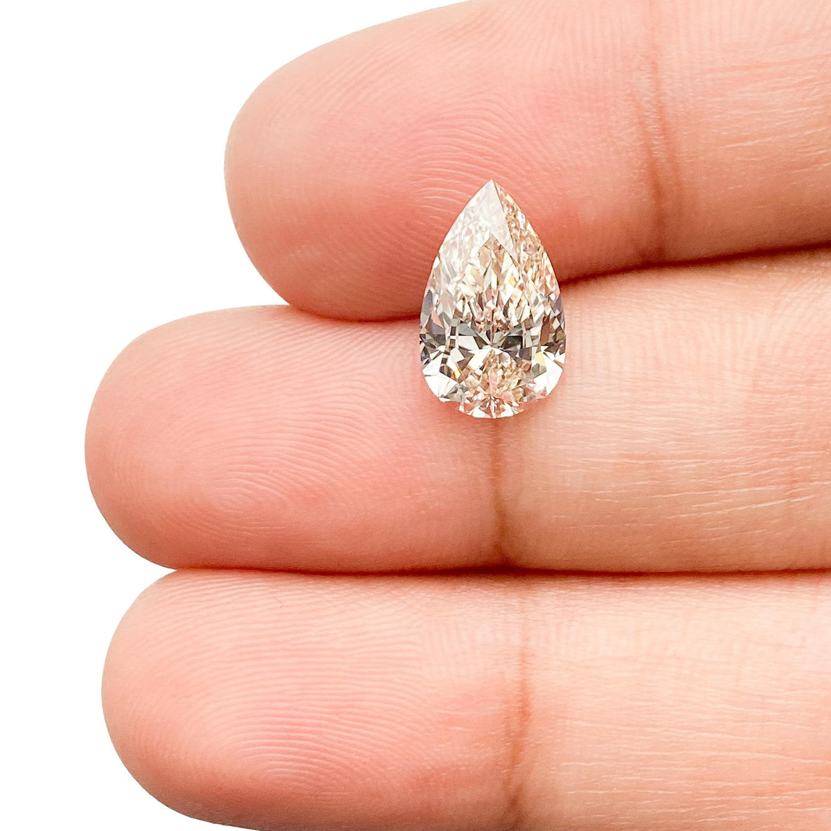 2.01ct | N/VS1 Pear Shape Brilliant Cut Diamond (GIA) - Modern Rustic Diamond