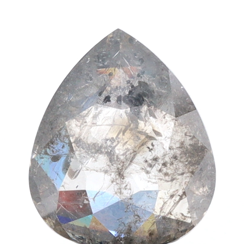 2.30ct | Rustic Pear Shape Brilliant Cut Diamond - Modern Rustic Diamond