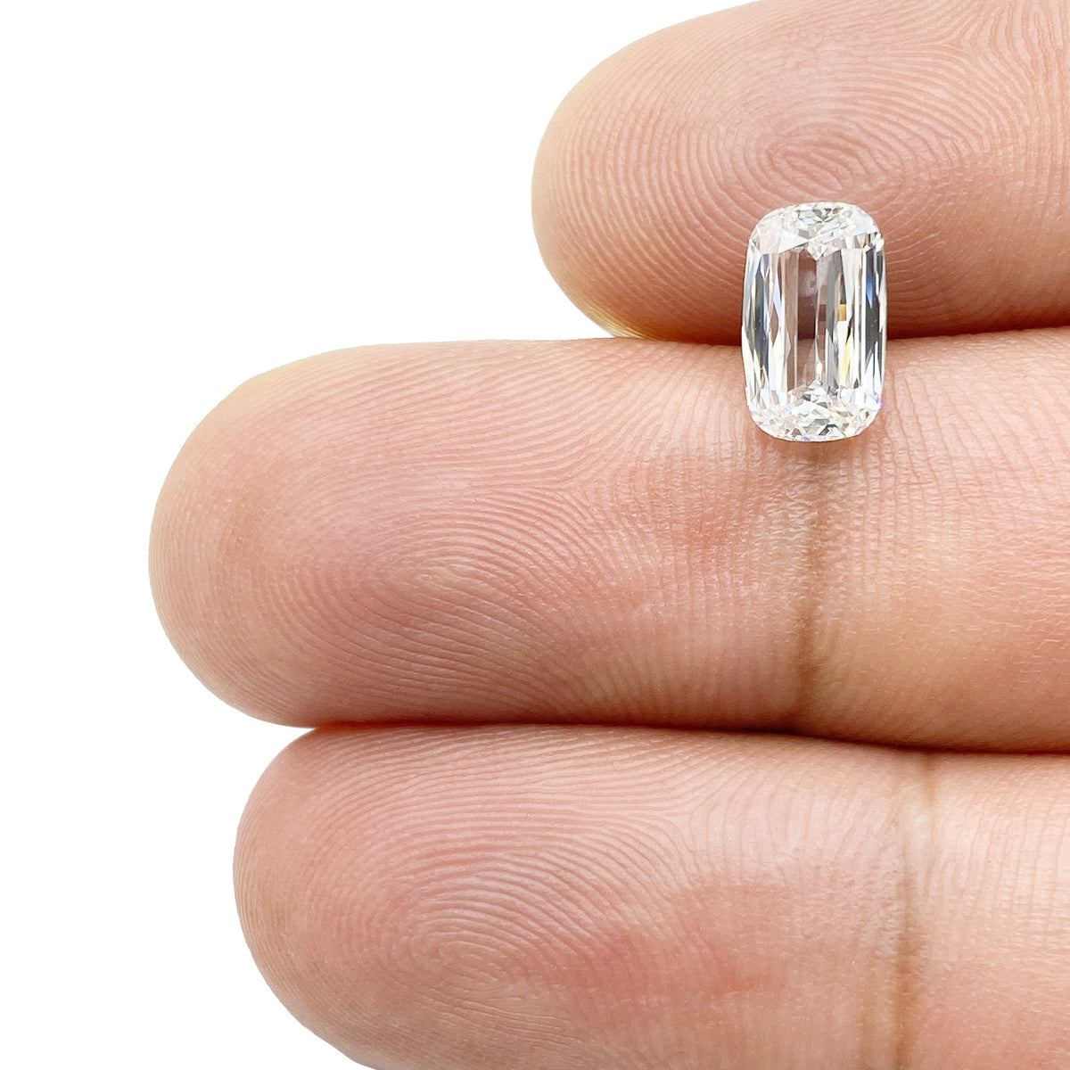1.54ct | F/VS2 Cushion Shape Brilliant Cut Diamond (GIA) - Modern Rustic Diamond