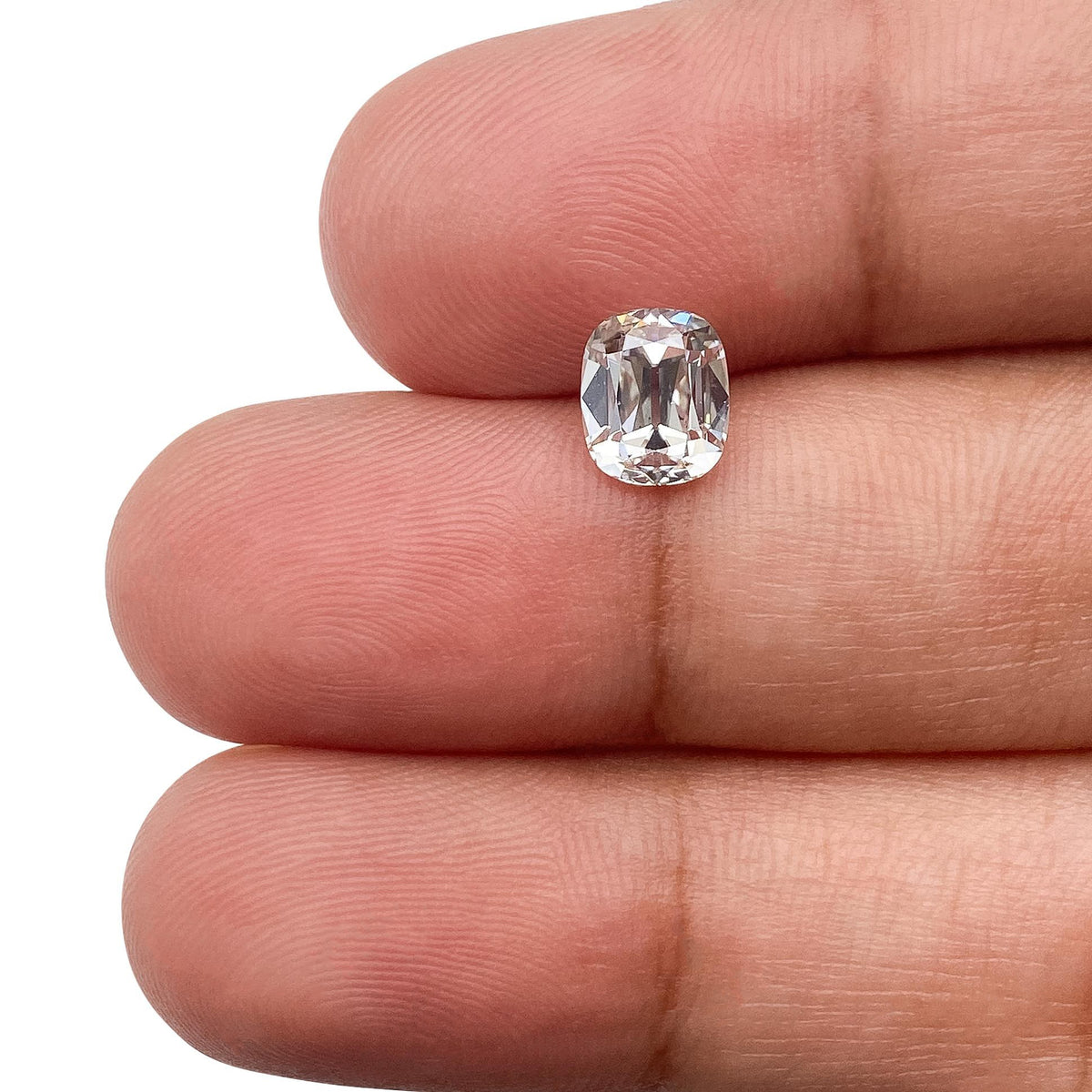 1.06ct | K/SI1 Cushion Shape Old Mine Cut Diamond (GIA) - Modern Rustic Diamond