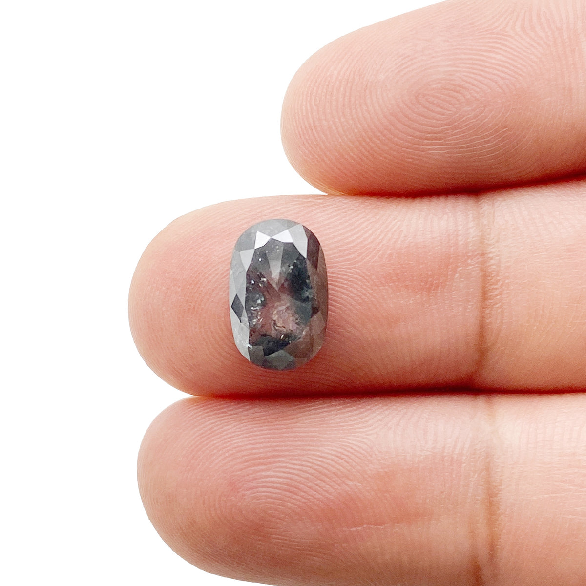 2.33ct | Rustic Oval Shape Rose Cut Diamond - Modern Rustic Diamond