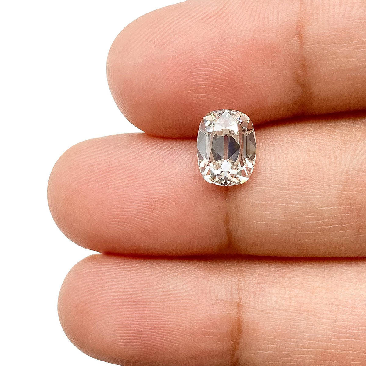 1.70ct | L/VVS2 Cushion Shape Old Mine Cut Diamond (GIA) - Modern Rustic Diamond