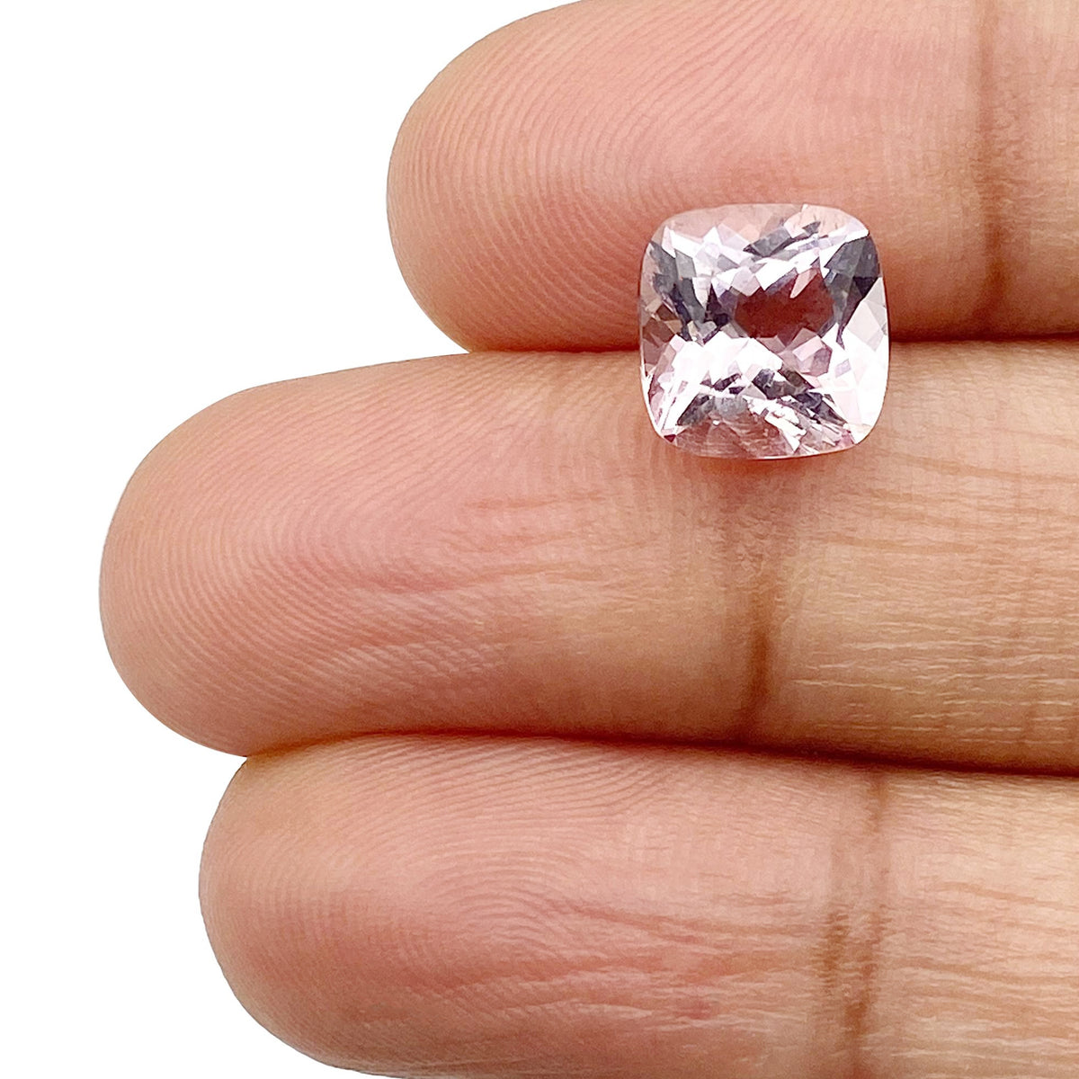 2.36ct |  Cushion Shape  Morganite - Modern Rustic Diamond