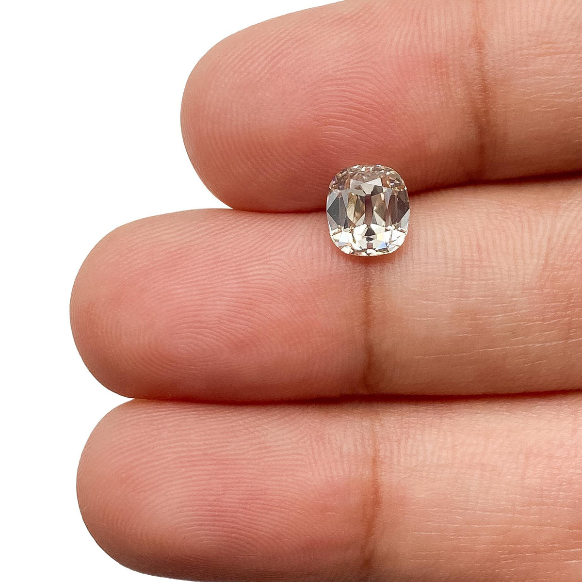 1.12ct | M/SI1 Cushion Shape Old Mine Cut Diamond (GIA) - Modern Rustic Diamond
