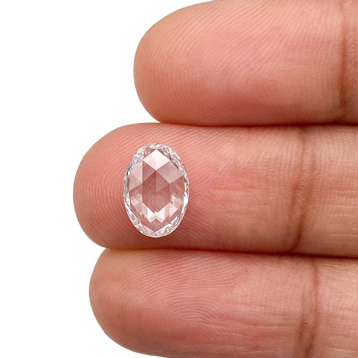 1.15ct | D/VVS2 Oval Shape Rose Cut Diamond (GIA) - Modern Rustic Diamond