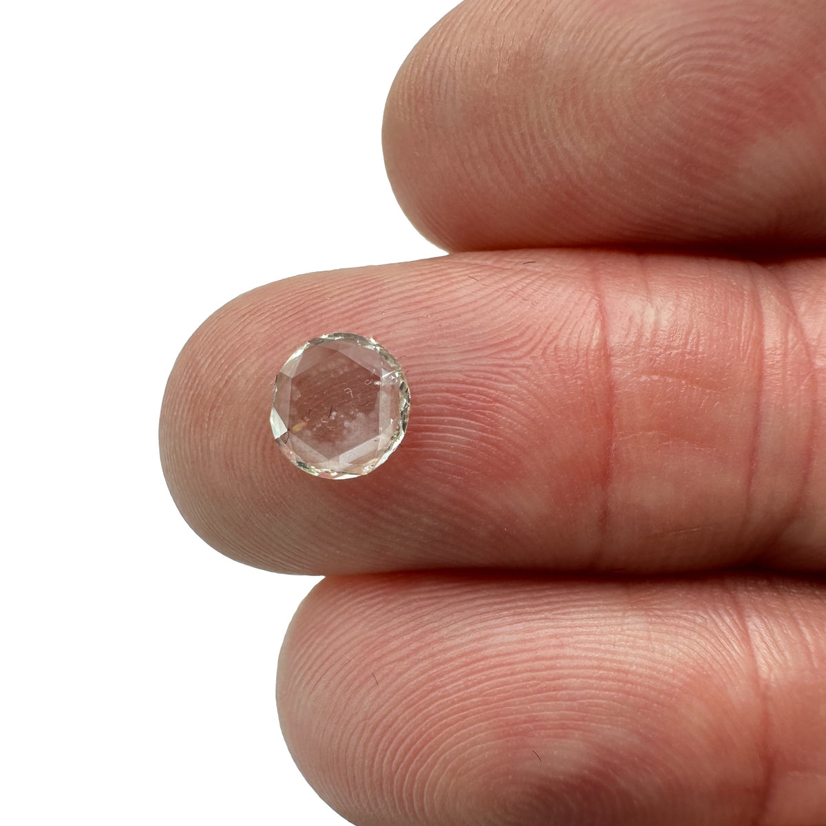 0.56ct | E-F/VVS Round Shape Rose Cut Diamond - Modern Rustic Diamond