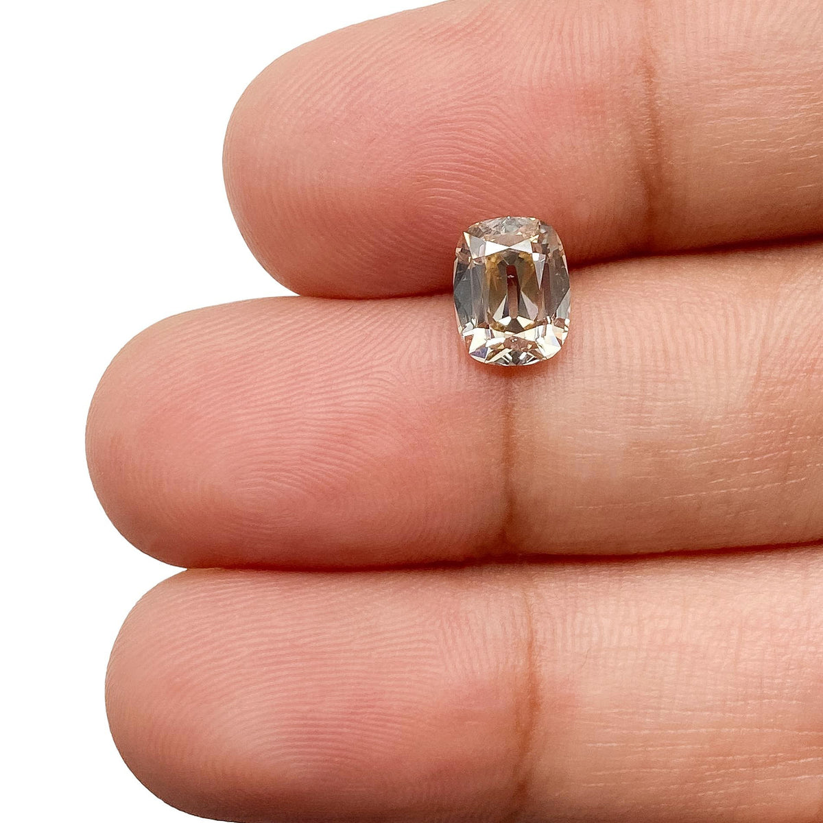 1.30ct | U-V/SI1 Cushion Shape Old Mine Cut Diamond (GIA) - Modern Rustic Diamond