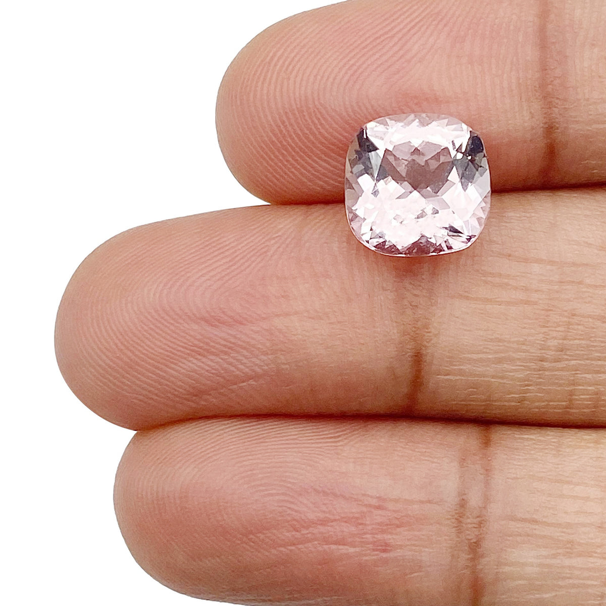 2.43ct |  Cushion Shape  Morganite - Modern Rustic Diamond