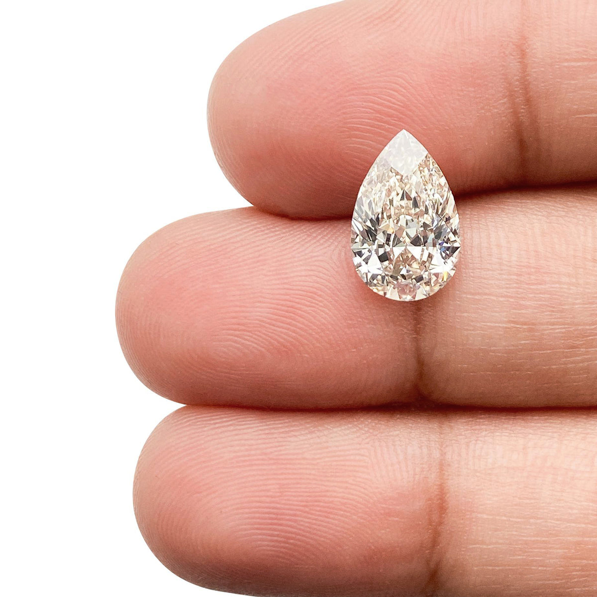 2.01ct | L/VVS1 Pear Shape Brilliant Cut Diamond (GIA) - Modern Rustic Diamond