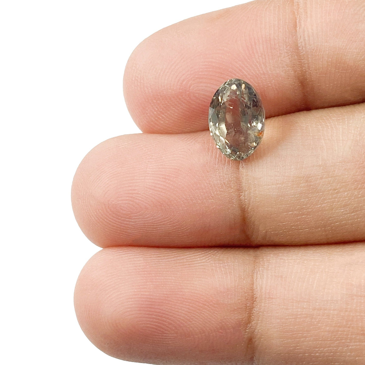 2.44ct | Brilliant Cut Oval Shape Brown Sapphire-Modern Rustic Diamond