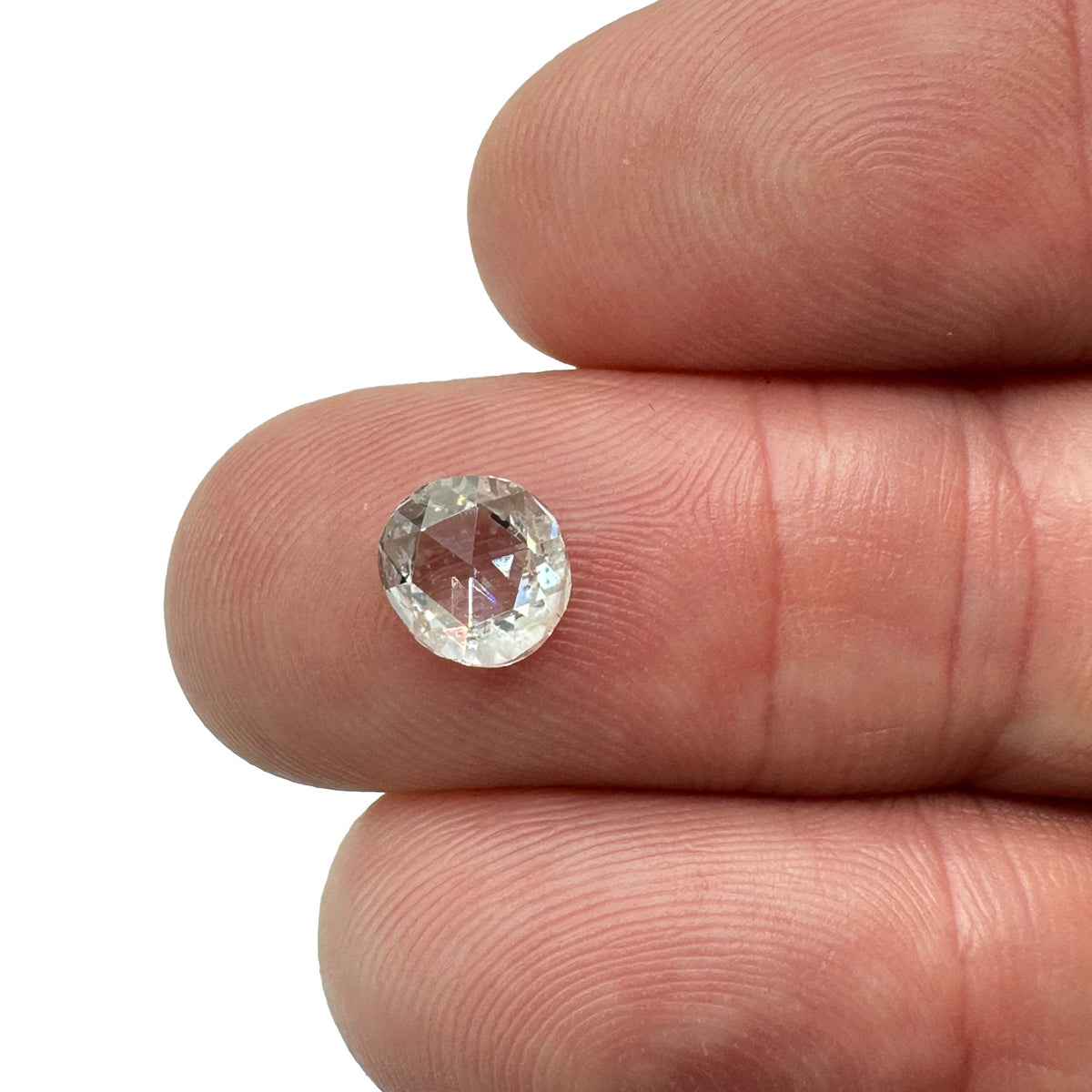 1.13ct | G-H/SI Round Shape Rose Cut Diamond - Modern Rustic Diamond