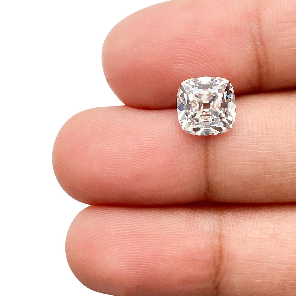 2.26ct | H/SI1 Cushion Shape Old Mine Cut Diamond (GIA) - Modern Rustic Diamond