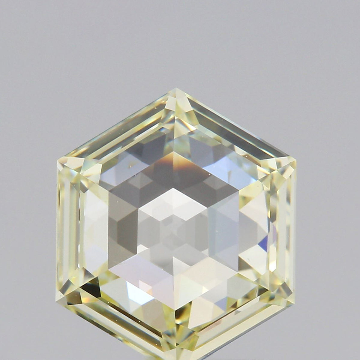 1.51ct | W-X/VS2 Hexagon Shape Step Cut Diamond (GIA) - Modern Rustic Diamond