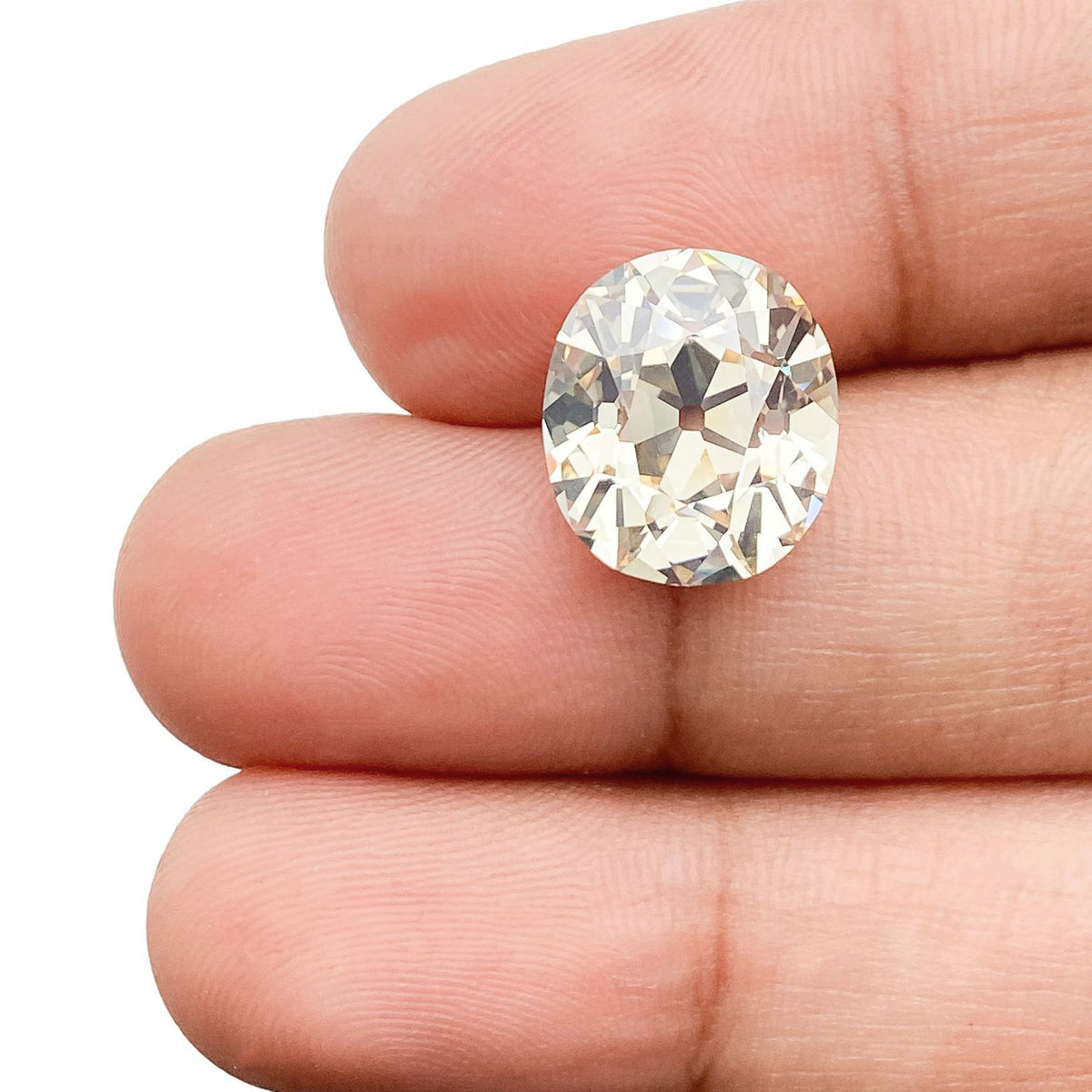 6.06ct | S-T/VS2 Cushion Shape Vintage Old Mine Cut Diamond (GIA) - Modern Rustic Diamond