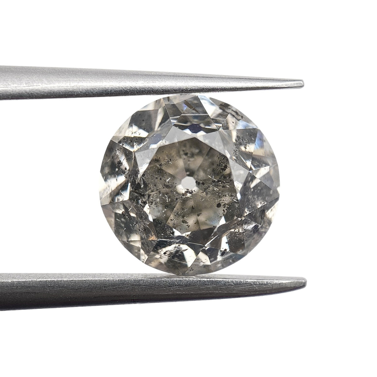 2.50ct | Cognac SI Round Shape Old European Cut Diamond - Modern Rustic Diamond