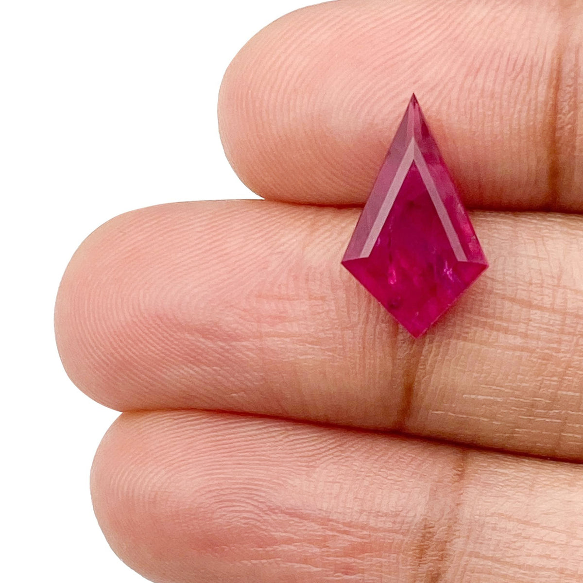 2.50ct | Red/ Kite Shape Step Cut Diamond - Modern Rustic Diamond