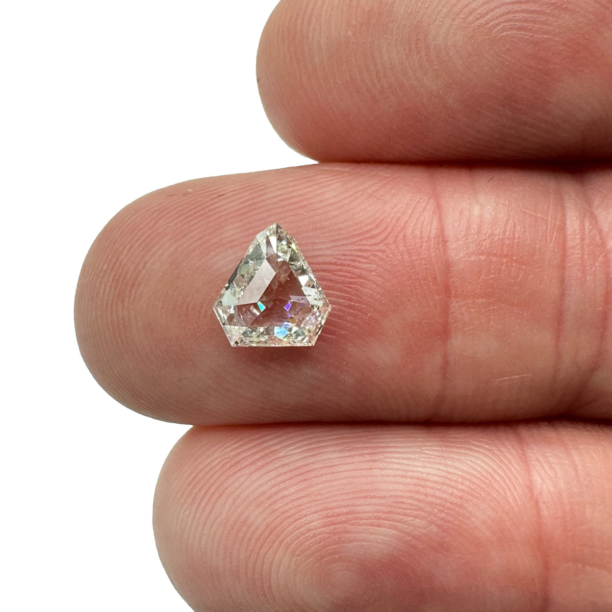1.04ct | H-I/SI Shield Shape Step Cut Diamond - Modern Rustic Diamond