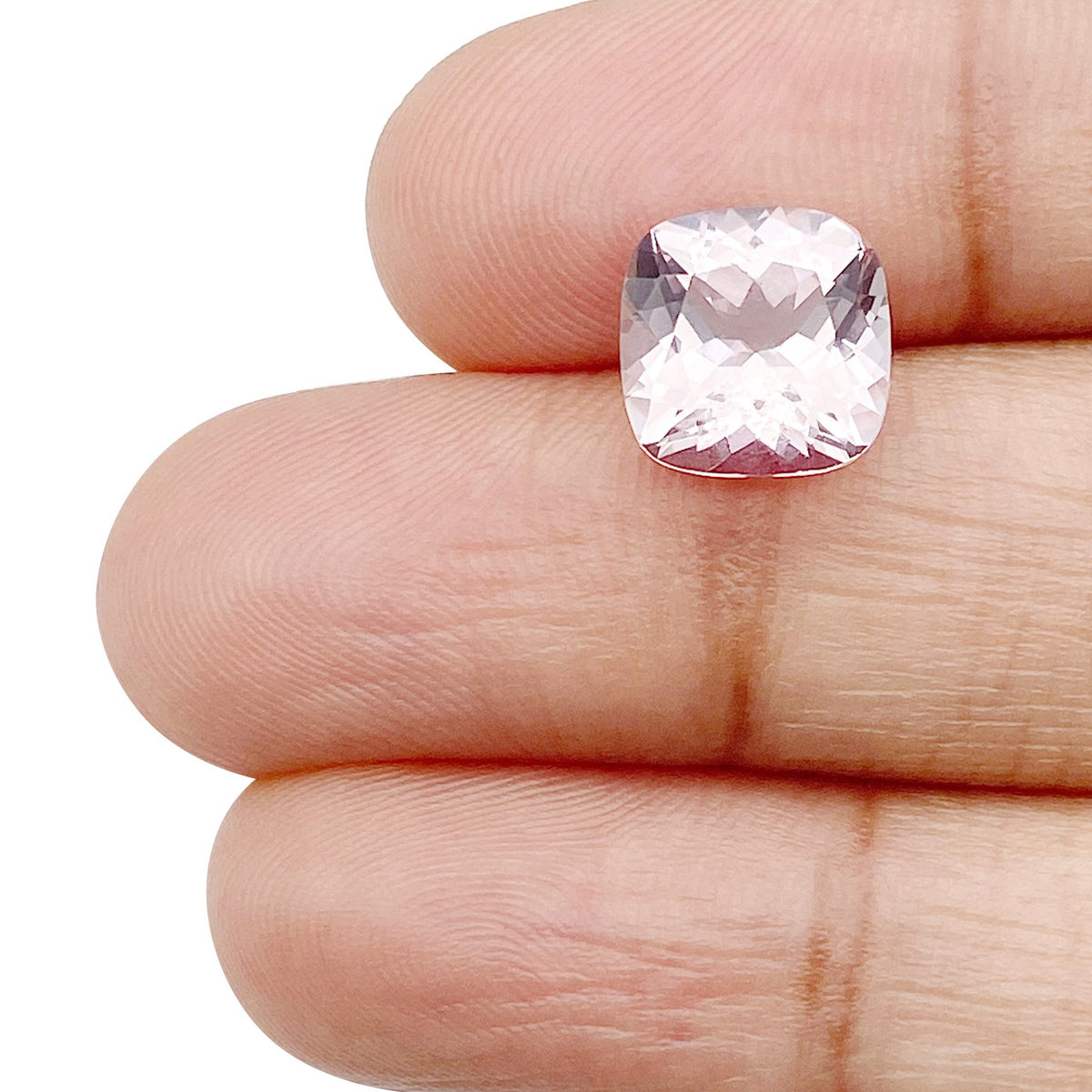 2.52ct |  Cushion Shape  Morganite - Modern Rustic Diamond