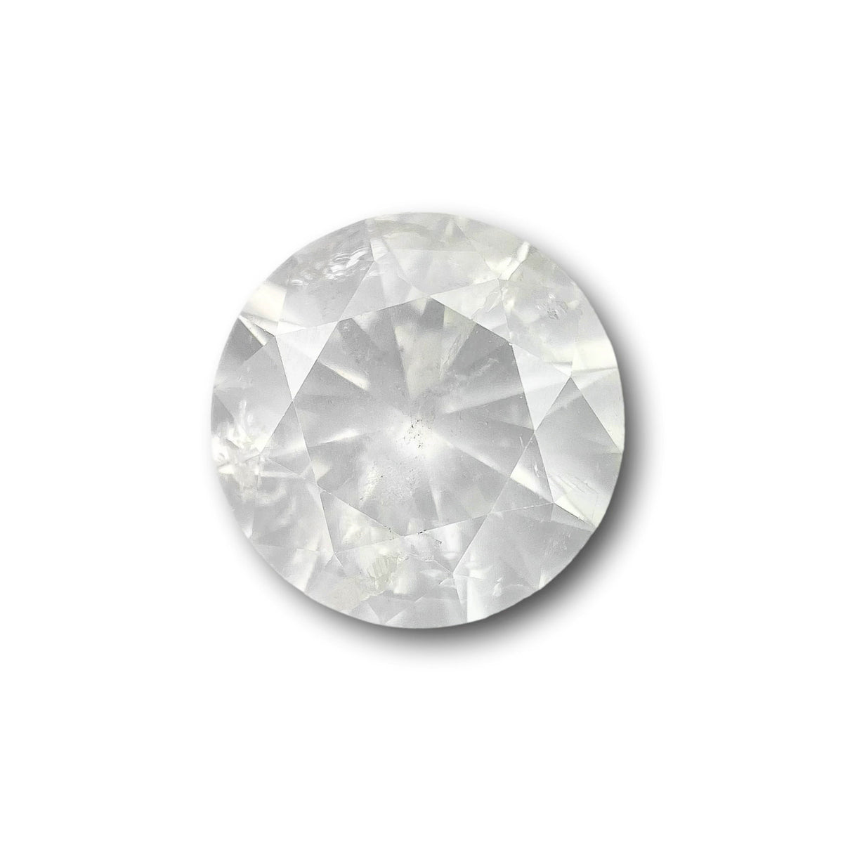 2.52ct | Salt & Pepper Round Shape Rose Cut Diamond - Modern Rustic Diamond