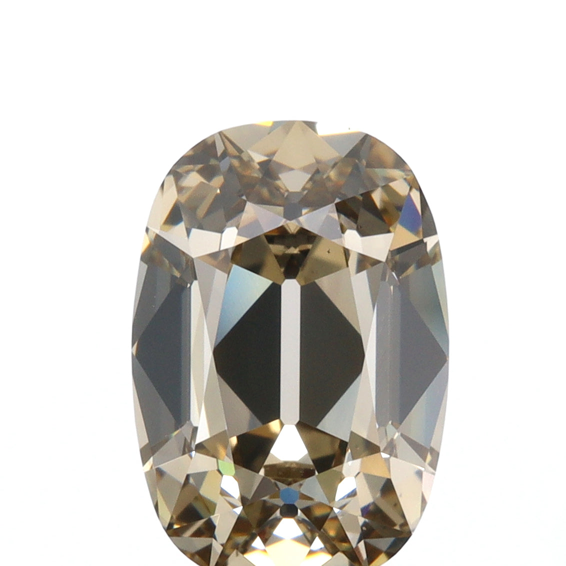 2.53ct | Cognac VS2 Cushion Shape Old Mine Cut Diamond (GIA) - Modern Rustic Diamond