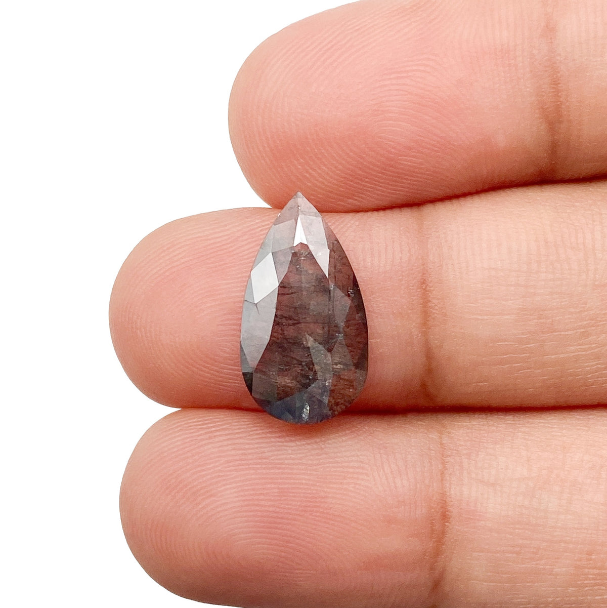 2.53ct | Rustic Pear Shape Rose Cut Diamond - Modern Rustic Diamond