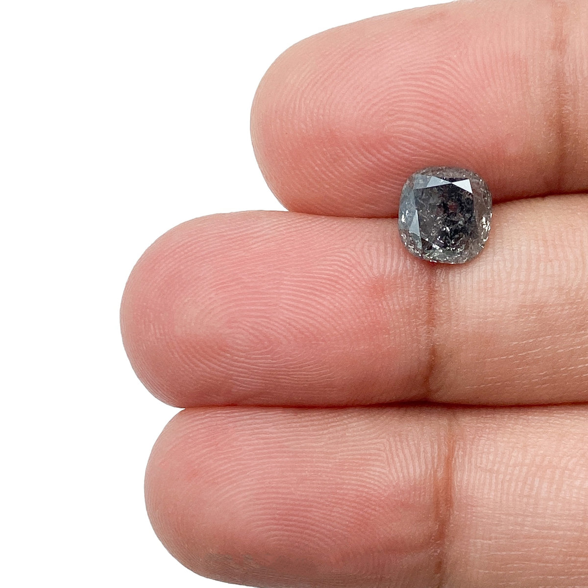 1.44ct | Rustic Cushion Shape Rose Cut Diamond - Modern Rustic Diamond