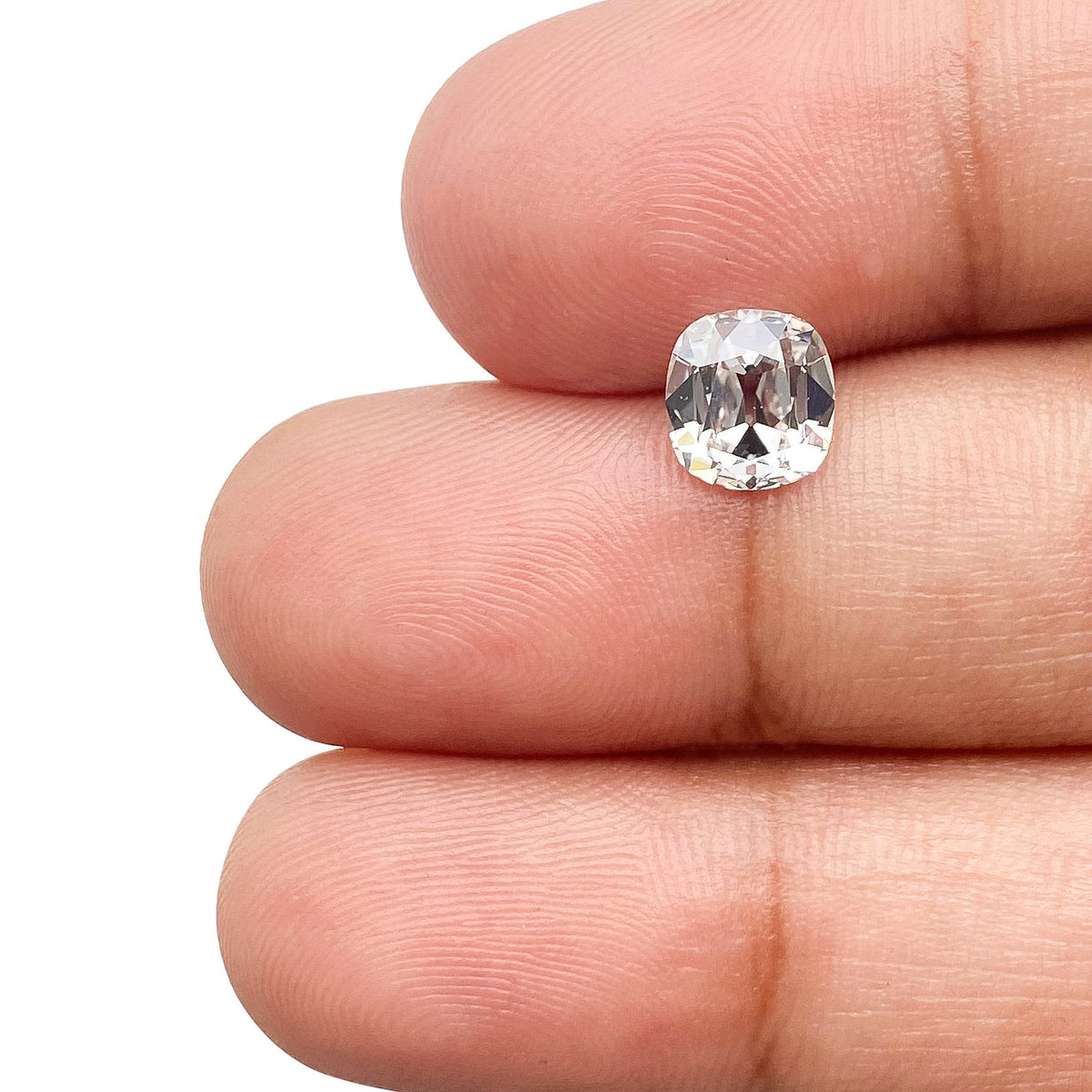 1.23ct | F/VS2 Cushion Shape Old Mine Cut Diamond (GIA) - Modern Rustic Diamond