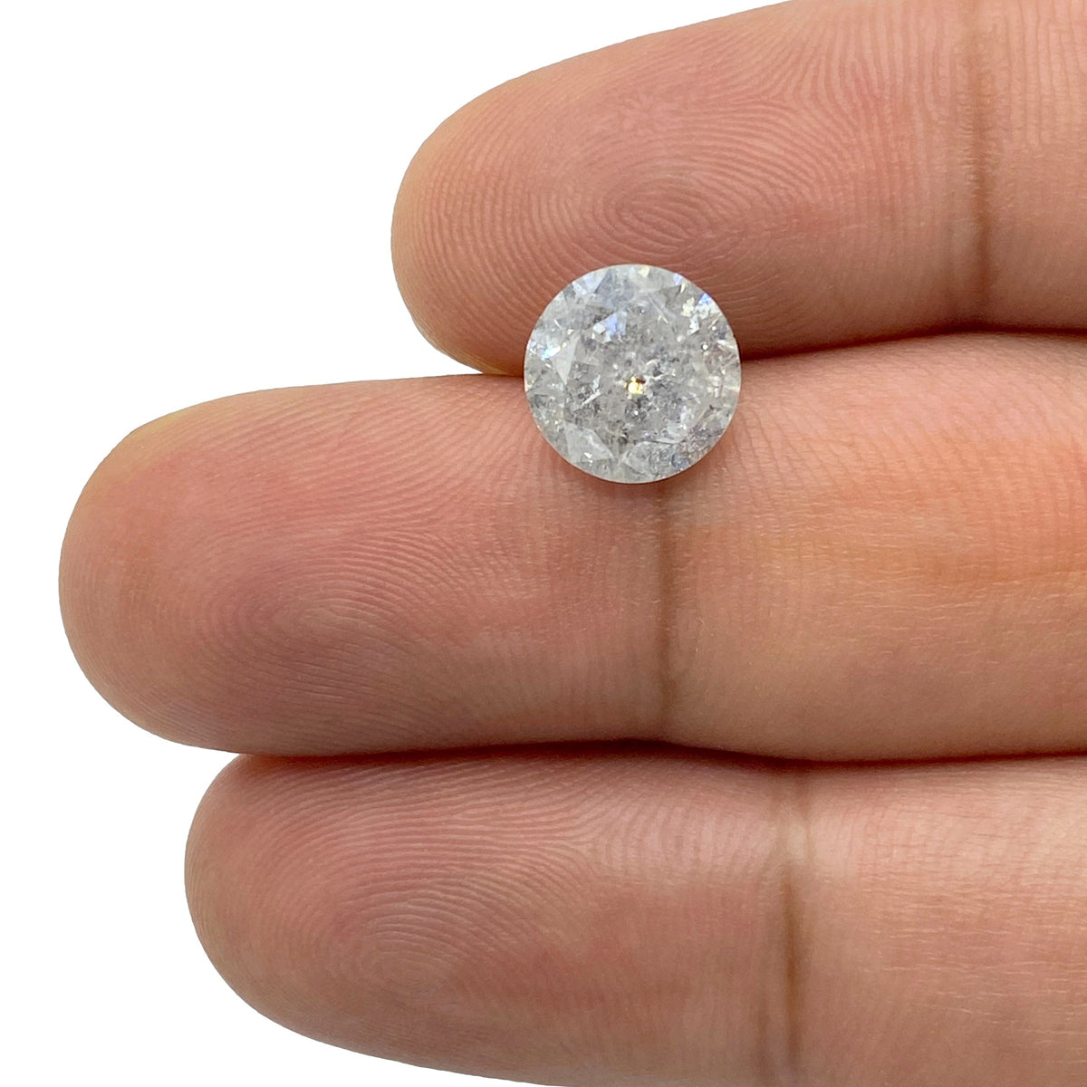 2.59ct | Rustic  Round Shape Brilliant Cut Diamond - Modern Rustic Diamond