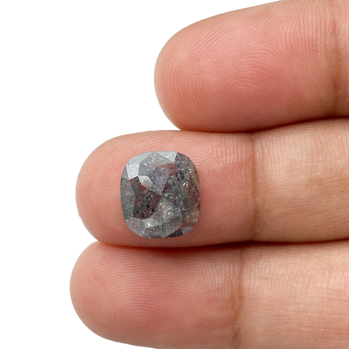 2.64ct | Rustic Cushion Shape Rose Cut Diamond - Modern Rustic Diamond
