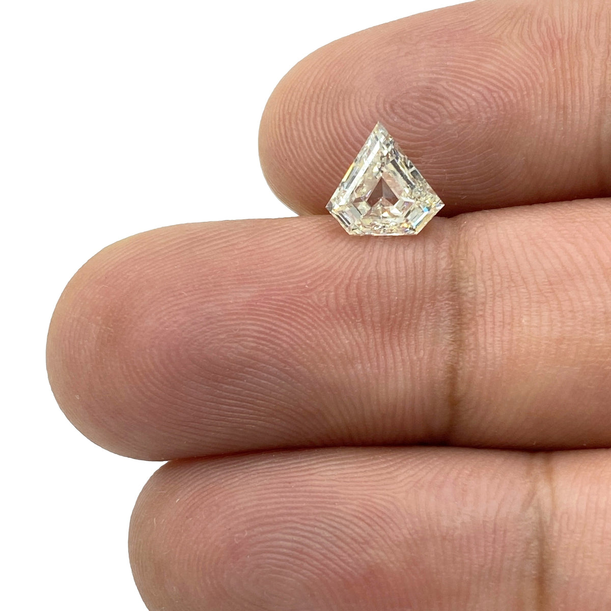 1.03ct | H-I/SI Shield Shape Step Cut Diamond - Modern Rustic Diamond