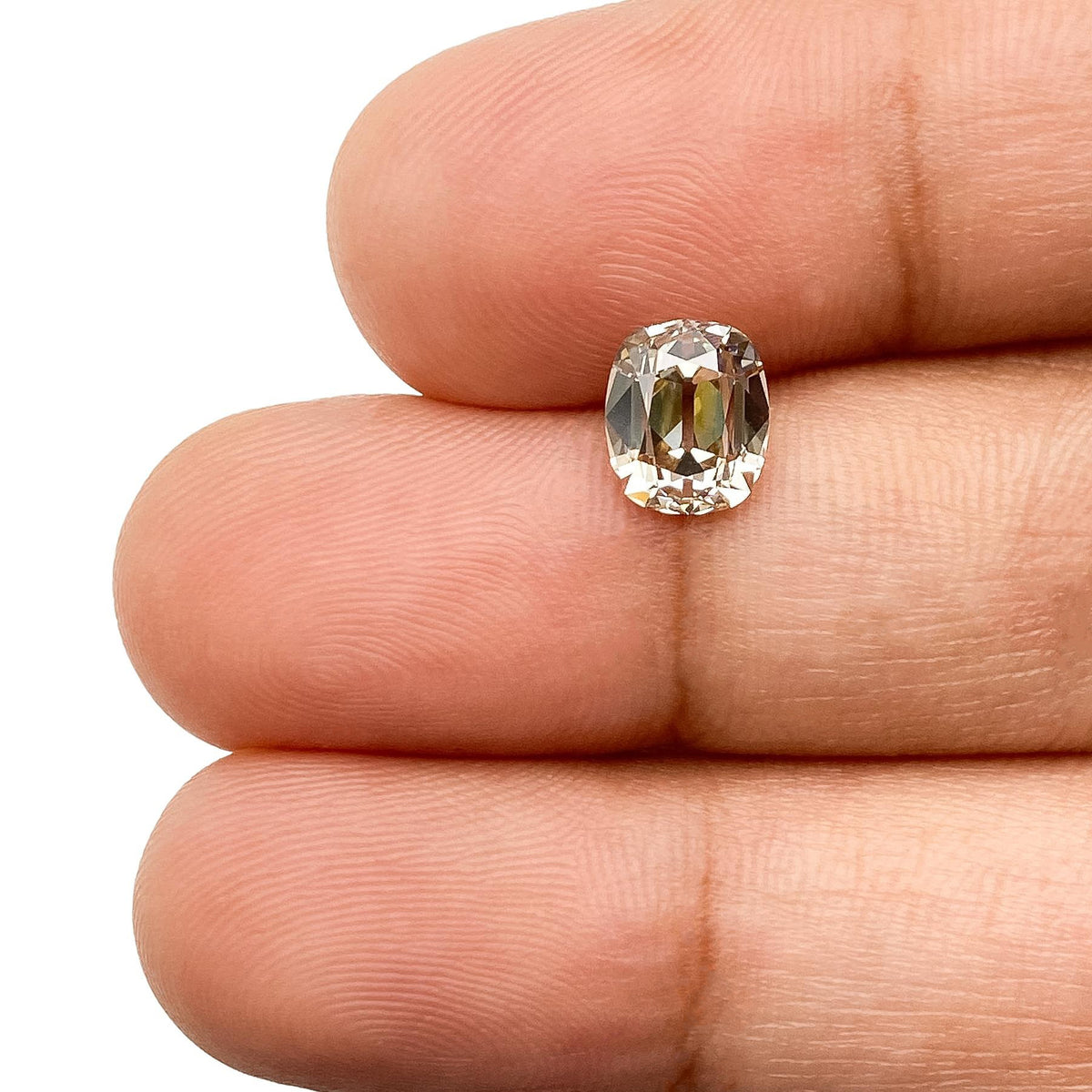 1.29ct | U-V/VVS2 Cushion Shape Old Mine Cut Diamond (GIA) - Modern Rustic Diamond