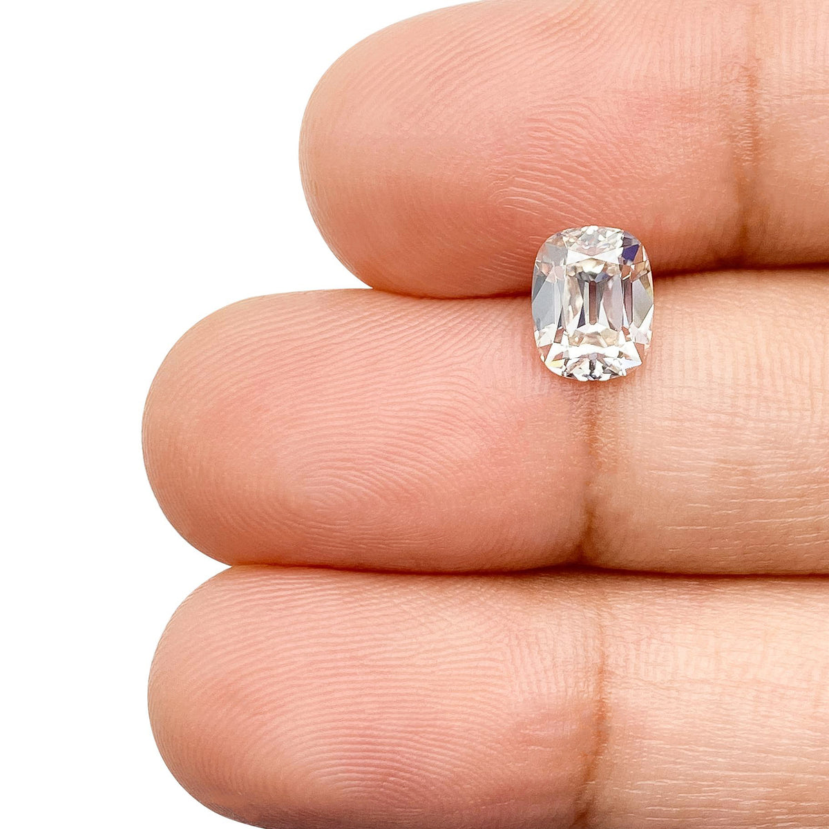 1.19ct | J/VS2 Cushion Shape Old Mine Cut Diamond (GIA) - Modern Rustic Diamond