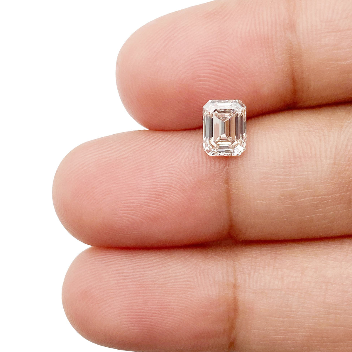 1.02ct | L/VS1 Emerald Shape Step Cut Diamond (GIA) - Modern Rustic Diamond