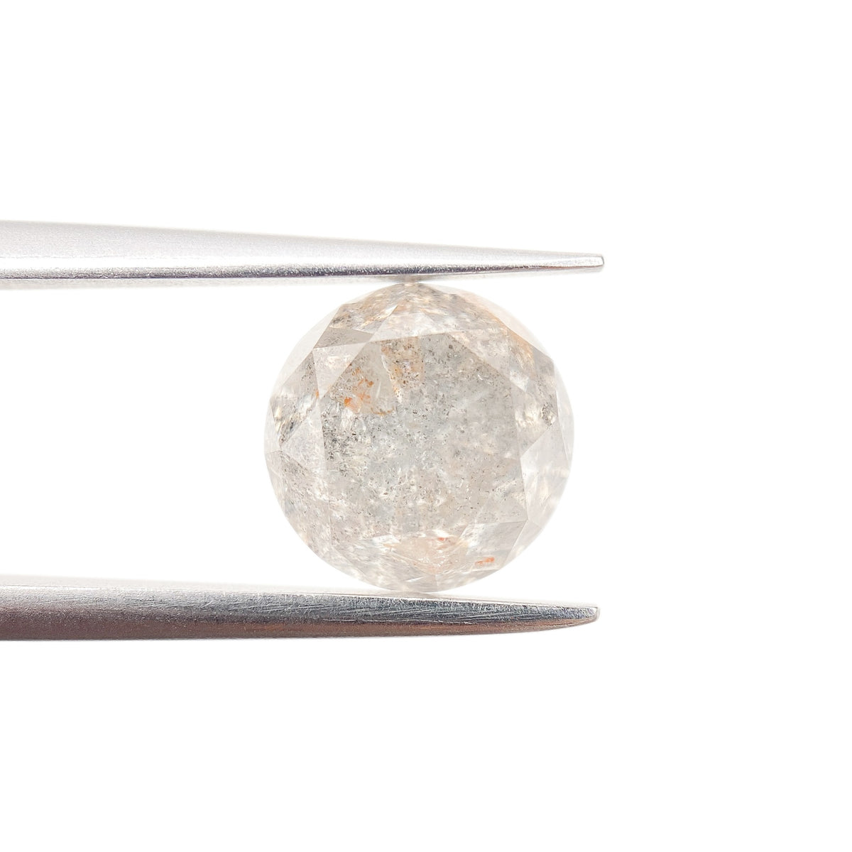 2.60ct | Rustic Round Shape Brilliant Cut Diamond - Modern Rustic Diamond