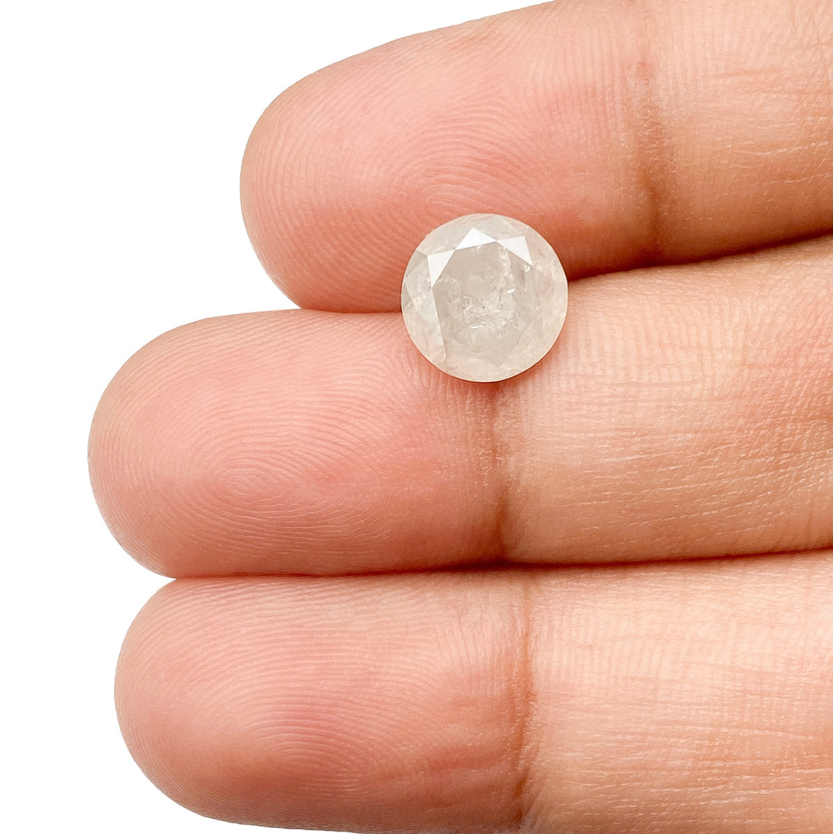 2.63ct | Rustic Round Shape Brilliant Cut Diamond - Modern Rustic Diamond