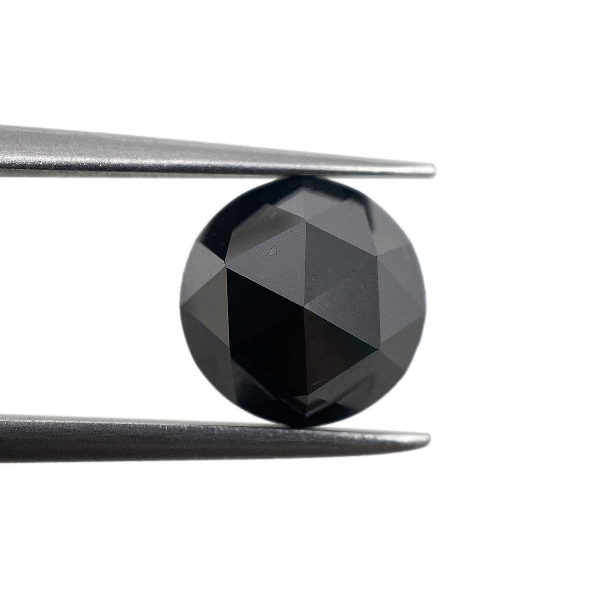 2.64ct | Black/ Round Shape Rose Cut Diamond-Modern Rustic Diamond