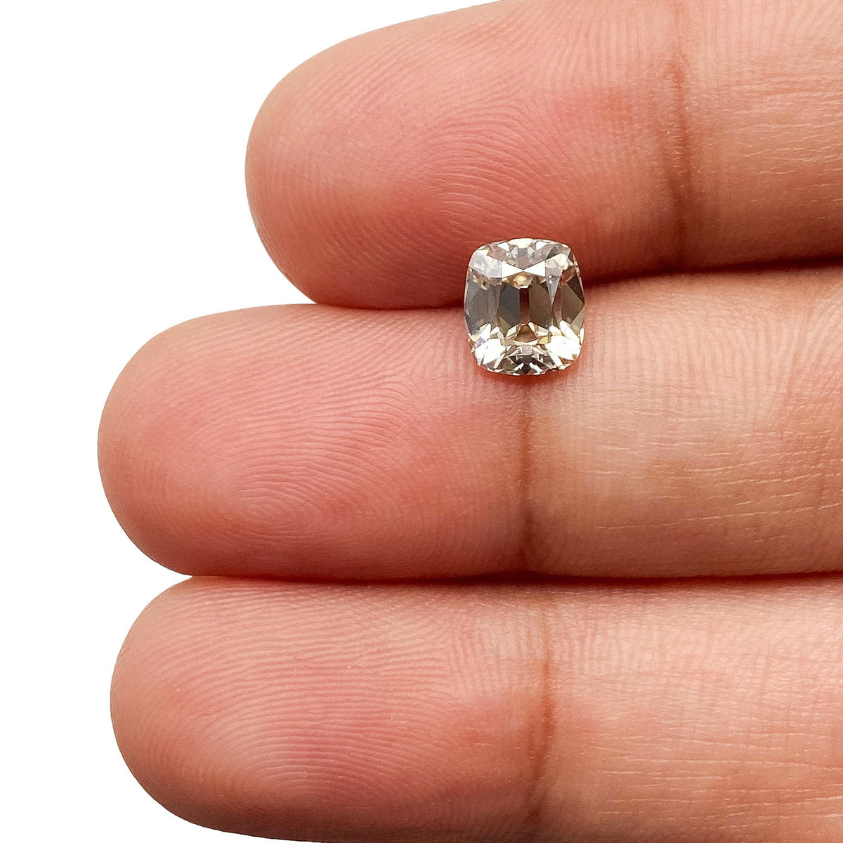 1.06ct | S-T/VS1 Cushion Shape Old Mine Cut Diamond (GIA) - Modern Rustic Diamond
