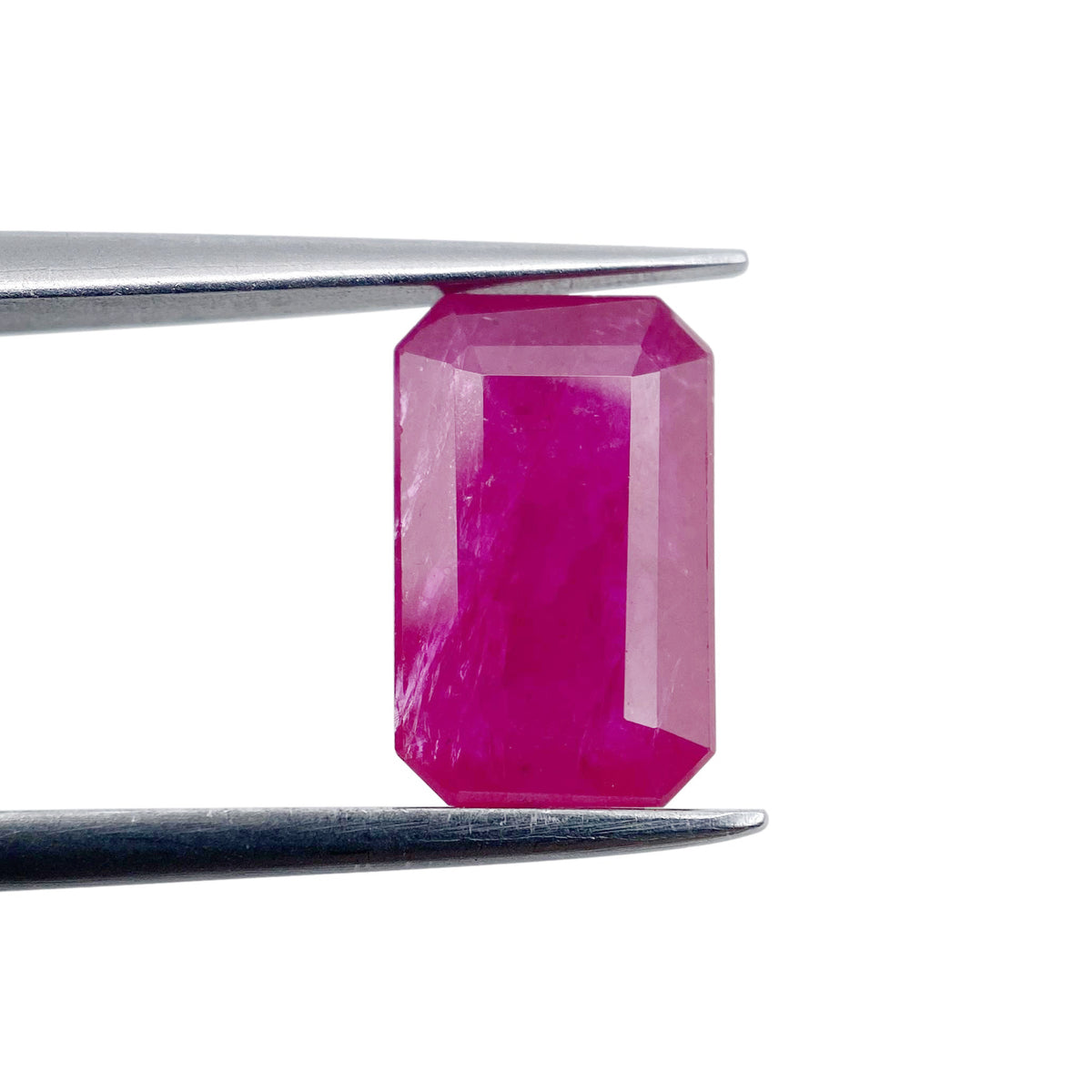 2.67ct | Red/ Emerald Shape Step Cut Diamond - Modern Rustic Diamond
