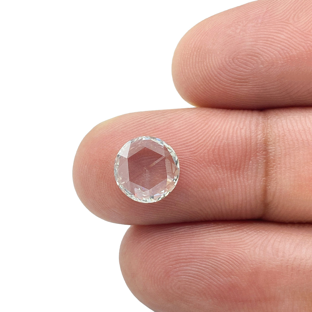 1.09ct | L/SI1 Round Shape Rose Cut Diamond (GIA) - Modern Rustic Diamond