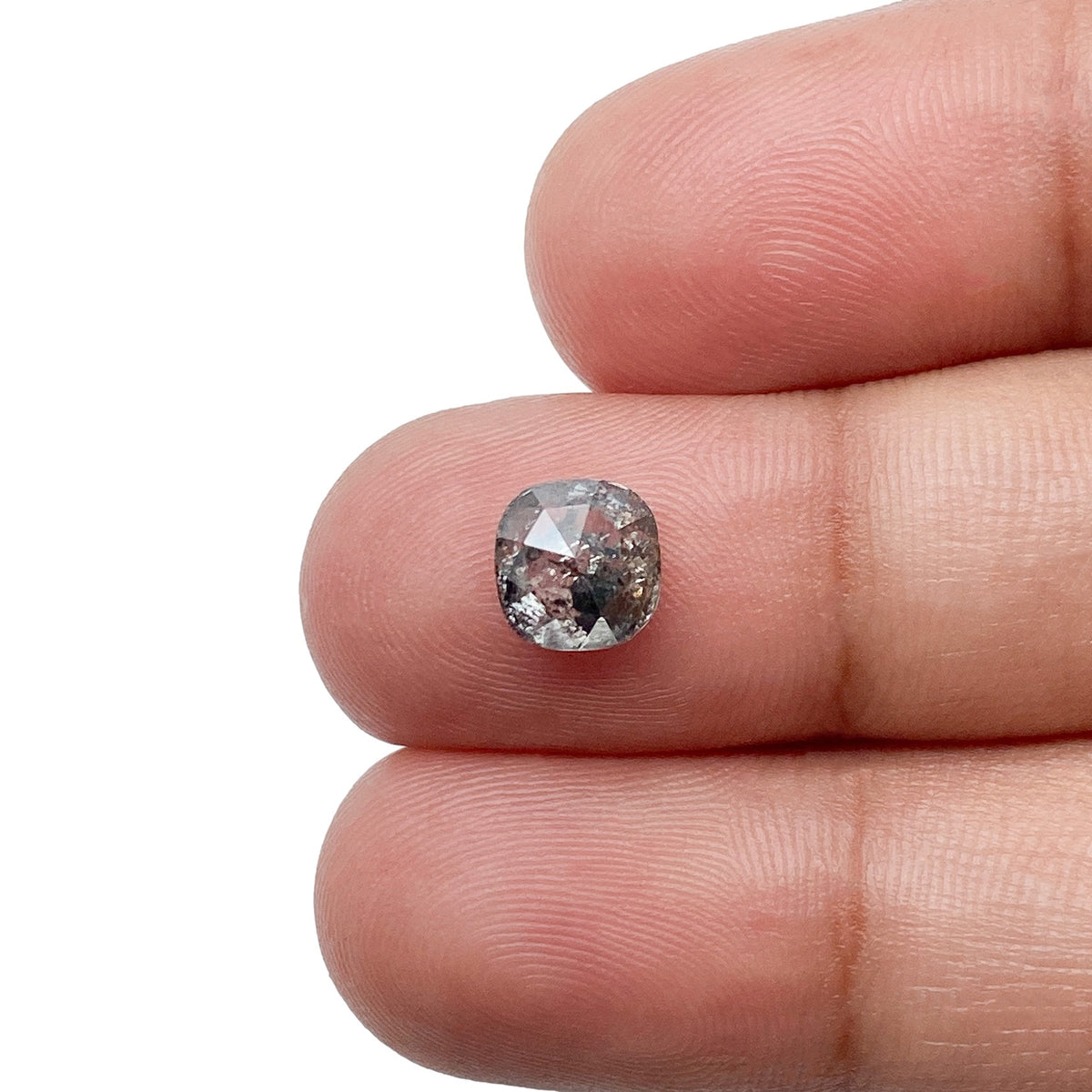 1.41ct | Rustic Cushion Shape Rose Cut Diamond - Modern Rustic Diamond
