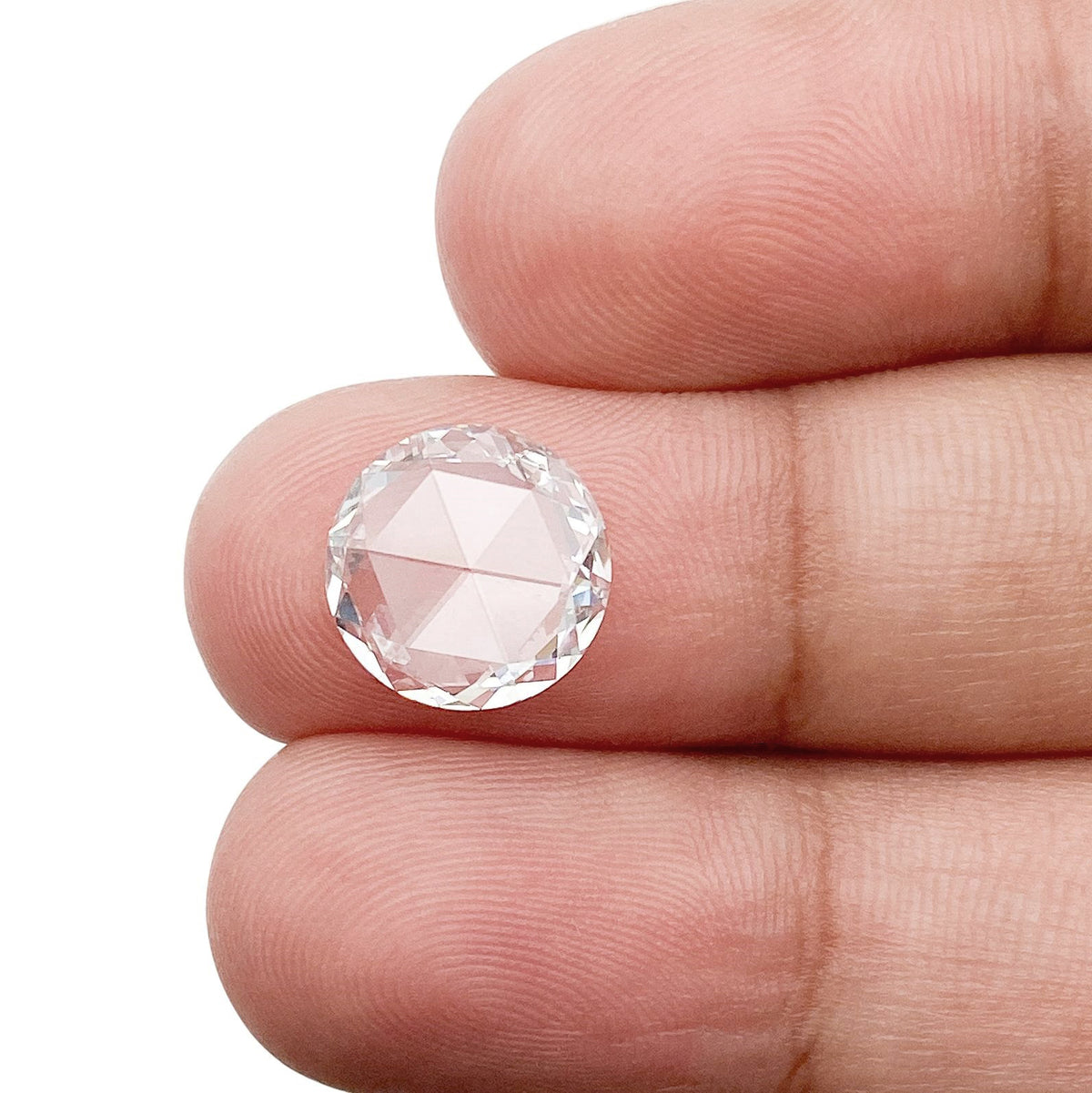 1.63ct | D/VVS2 Round Shape Rose Cut Diamond (GIA) - Modern Rustic Diamond