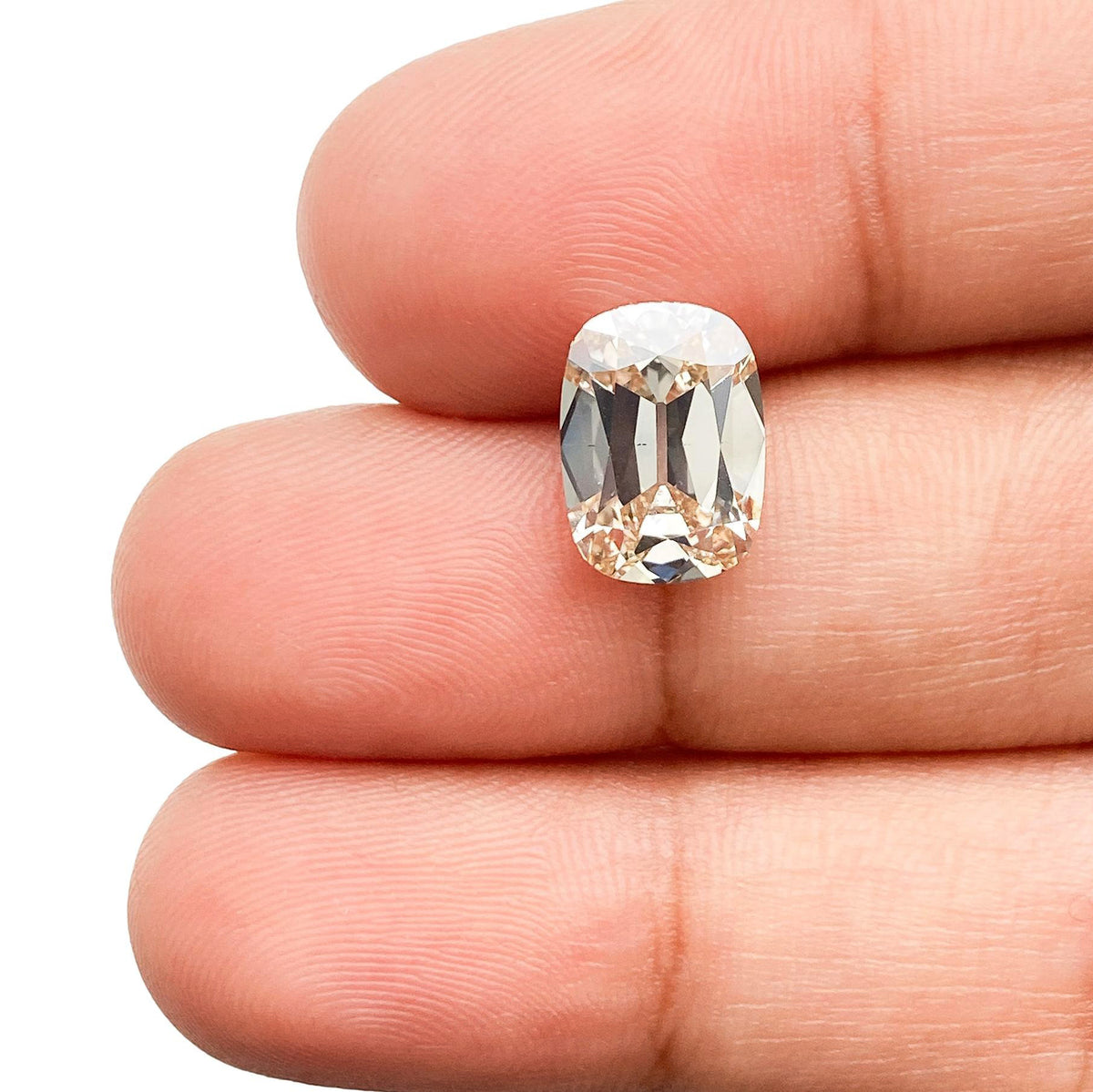 3.04ct | U-V/SI1 Cushion Shape Old Mine Cut Diamond (GIA) - Modern Rustic Diamond