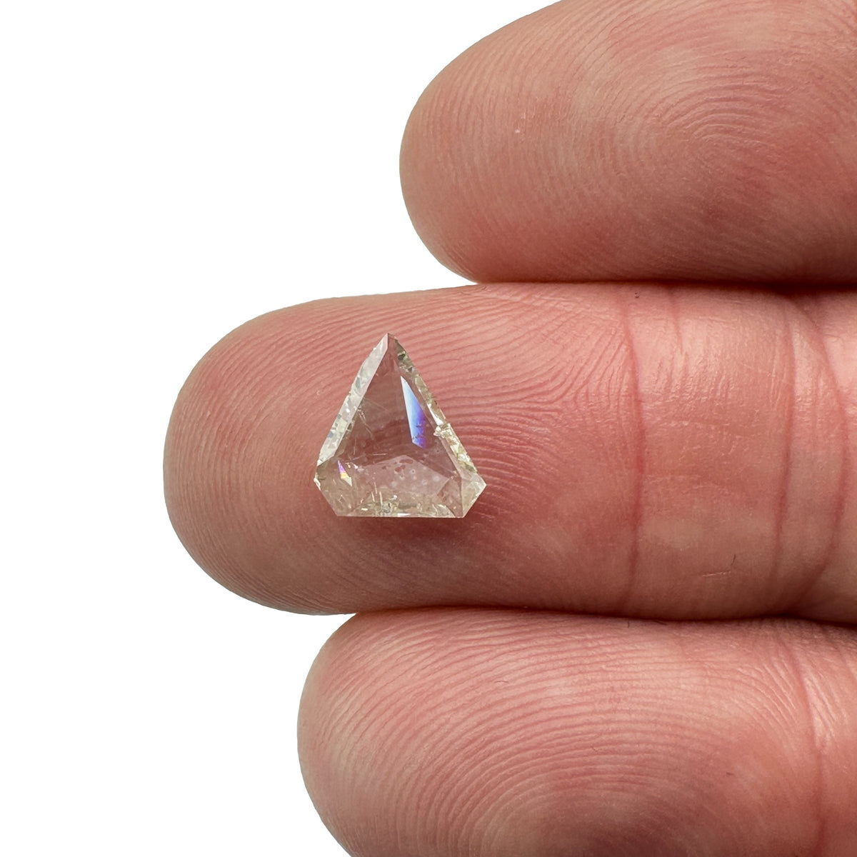 1.02ct | I-J/SI Shield Shape Rose Cut Diamond - Modern Rustic Diamond