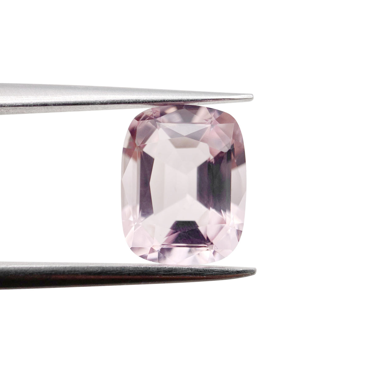 2.78ct |  Cushion Shape Step Cut Morganite - Modern Rustic Diamond