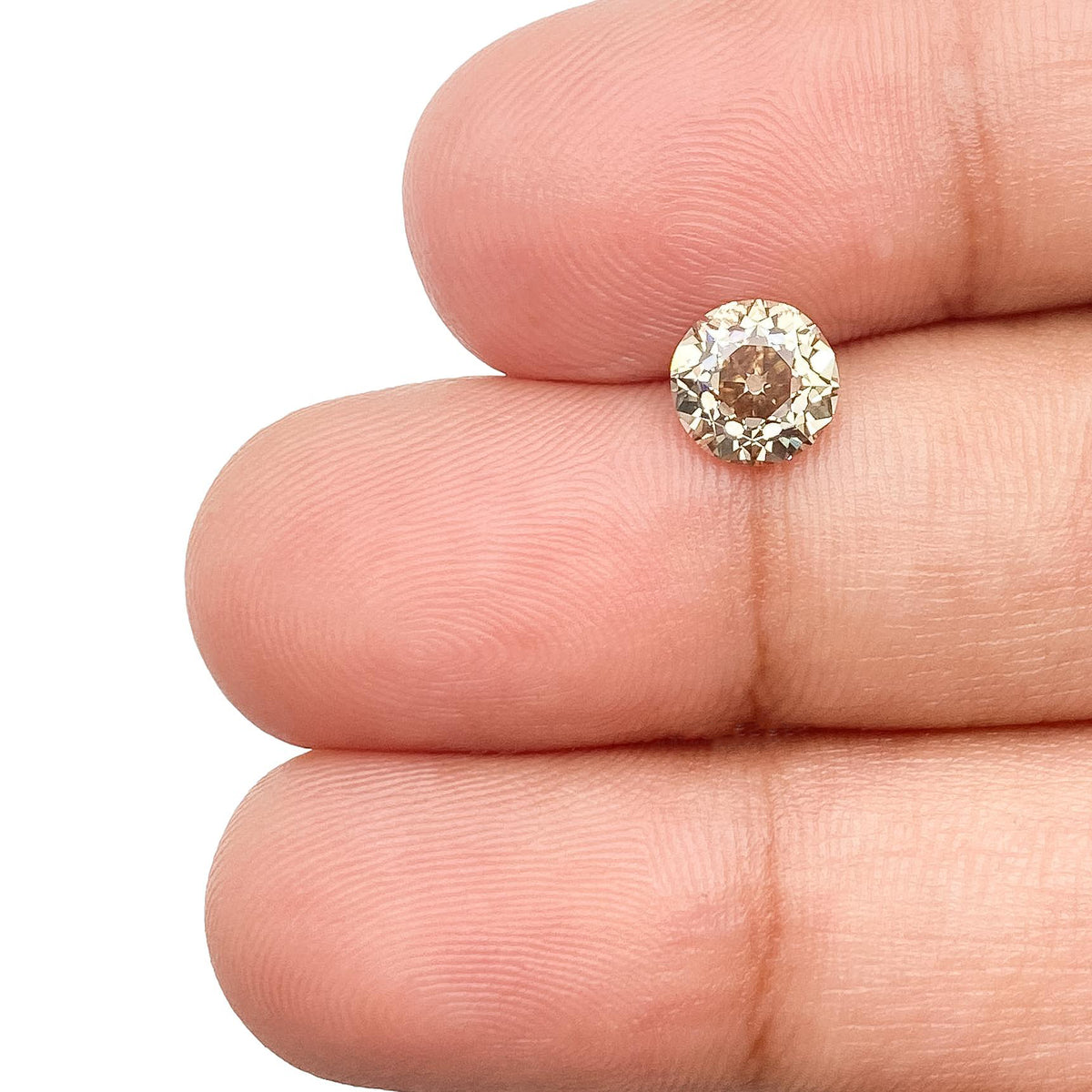 1.06ct | Y-Z/VS1 Round Shape Old European Cut Diamond (GIA) - Modern Rustic Diamond