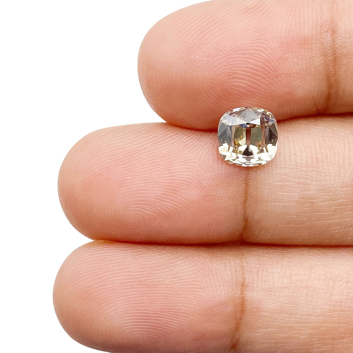 1.54ct | U-V/VS1 Cushion Shape Old Mine Cut Diamond (GIA) - Modern Rustic Diamond